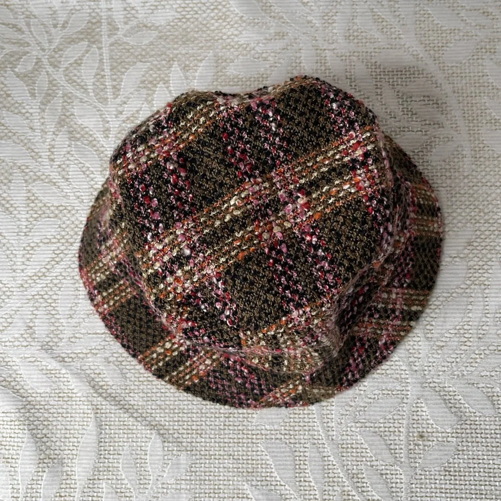 Liz Claiborne plaid Bucket Hat - vintage one size - Picture 2 of 5